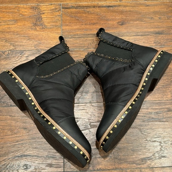 NEW! Free People Atlas Womens Pull On Leather Ankle Boots - Size 39 EU/ 9 US - Picture 11 of 13